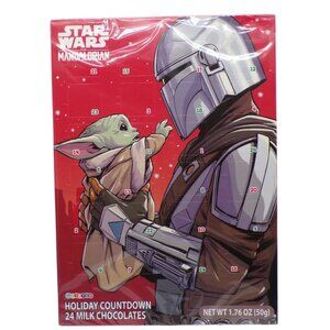 Star Wars Mandalorian Holiday Countdown Advent Calendar 24 Milk Chocolates